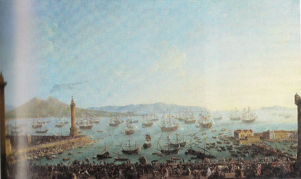 Partenza di Carlo di Borbone per la Spagna - Certosa di san Martino, Napoli